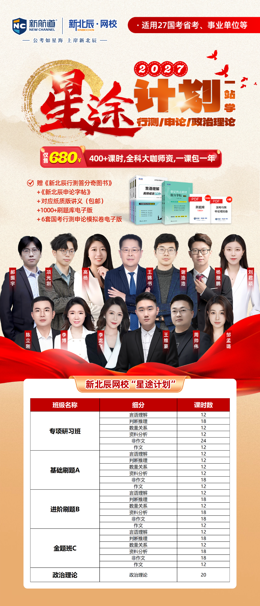 星途计划680全科班